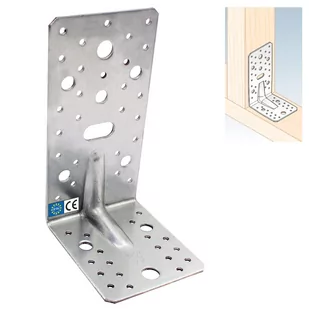 KP6 KĄTOWNIK CIESIELSKI MONTAŻOWY 172x105x90x3,0 - Inne mocowania - miniaturka - grafika 1