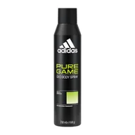 Dezodoranty i antyperspiranty męskie - Adidas Pure Game Dezodorant w sprayu dla mężczyzn, 250 ml - miniaturka - grafika 1