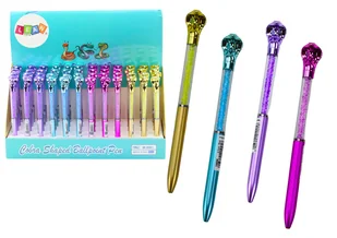 Długopis Z Kobrą Diamenciki Niebieski Wkład 0.7mm Mix - Zabawki kreatywne - miniaturka - grafika 1