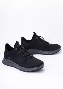 Buty outdoorowe damskie czarne ECCO EXOSTRIDE W LOW GTX TEX - Buty trekkingowe damskie - miniaturka - grafika 1