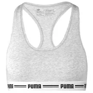 Koszulki i topy damskie - Stanik sportowy Puma Racer Back Top 1P Hang W 907862 (kolor Szary/Srebrny, rozmiar XS) - miniaturka - grafika 1