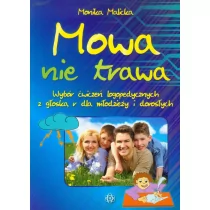 Harmonia Mowa nie trawa. Wybór ćwiczeń logopedycznych z głoską r dla młodzieży i dorosłych - Malicka Monika - Pedagogika i dydaktyka - miniaturka - grafika 1