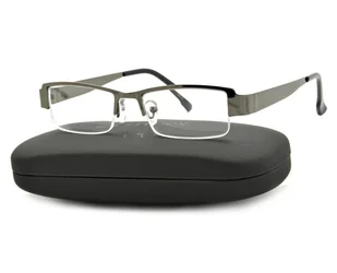 Minusy Okulary korekcyjne metalowo-żyłkowe ST309A moc: -2 - Okulary korekcyjne, oprawki, szkła - miniaturka - grafika 1