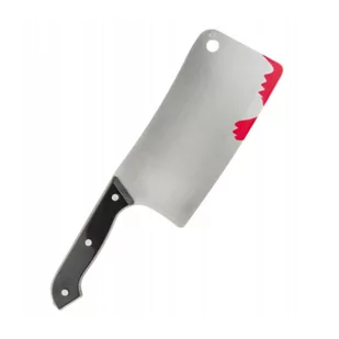 TASAK PLASTIKOWY ZAKRWAWIONY 29cm - Dodatki do strojów karnawałowych - miniaturka - grafika 1