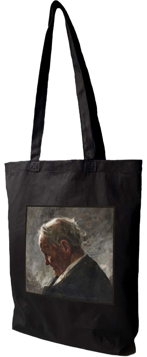 Torba z naszywką Profil siwego staruszka Józef Mehoffer