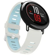 Akcesoria do smartwatchy - Pasek BELINE Double Color do Watch (20mm) Biało-niebieski - miniaturka - grafika 1