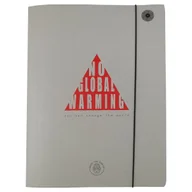 Teczki i skoroszyty - EARTH3 teczka A4 z gumką, zadrukowane wnętrze, folia mat + lakier wybiórczy - miniaturka - grafika 1