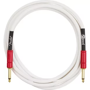 Fender John 5 Instrument Cable White and Red 10' - Inne akcesoria gitarowe - miniaturka - grafika 2
