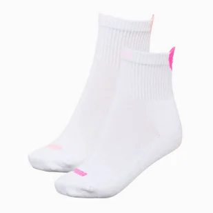 Skarpety damskie Puma HEART LOGO SHORT CREW 2-PACK białe 93855503 - Skarpetki i podkolanówki sportowe - miniaturka - grafika 1