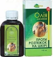 Olejki i świece do masażu - Olej do Masażu Przeciw Rozstępom, 100% Naturalny, 110 ml - miniaturka - grafika 1