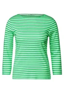 Koszulki i topy damskie - Cecil Damska koszulka z rękawem 3/4, Smash Green, XL - miniaturka - grafika 1