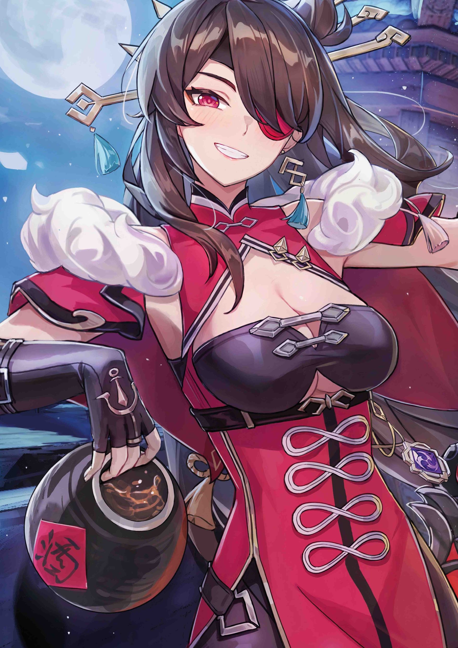 Plakat A3 Genshin Impact Anime Gra Beidou
