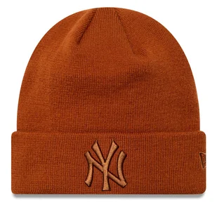 Czapka New Era League Essential 60580735 Brązowy - Czapki męskie - miniaturka - grafika 1