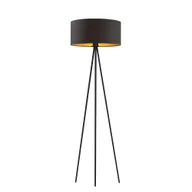 Lampy stojące - Czarna lampa stojąca do sypialni w stylu glamour SEWILLA GOLD - miniaturka - grafika 1
