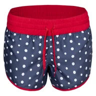 Spodenki damskie - Damskie Szorty ARENA DOTS SHORT 1B417/74 – Granatowy - miniaturka - grafika 1