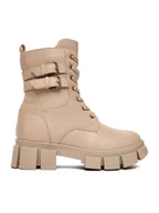 Buty dla dziewczynek - Badura Trzewiki EO-CI12-9092-07 Beżowy - miniaturka - grafika 1