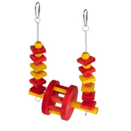 Klatki i wyposażenie dla ptaków - TIAKI huśtawka dla ptaków, diabelski młyn - Dł. x szer. x wys.: 20 x 15 x 6,3 cm - miniaturka - grafika 1