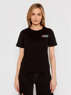 Koszulki i topy damskie - Converse T-Shirt Exploration Team 10022260-A01 Czarny Standard Fit - grafika 1