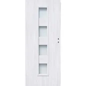 Drzwi wewnętrzne - Skrzydło drzwiowe ALBATROS silver pokój 80 L - miniaturka - grafika 1