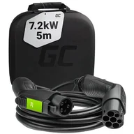 Ładowarki do samochodów elektrycznych - Green Cell Kabel GC EV Type 1 7.2kW 32A 5m do ładowania samochodów elektrycznych EV EV20 - miniaturka - grafika 1