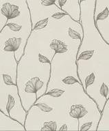 Tapety - Tapeta ścienna Marburg 34804 motyw roślinny kwiaty - miniaturka - grafika 1