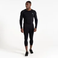 Spodnie sportowe damskie - Dare 2b - Męska Bielizna Termoaktywna Legginsy 3/4 In The Zone Iii Czarny, Rozmiar: X/xxl - miniaturka - grafika 1