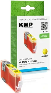 KMP H150 nabój z tuszem Wysoka (XL) wydajność Żółty 1744,0009 - Tusze zamienniki - miniaturka - grafika 1