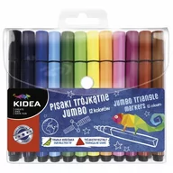 Przybory szkolne - Pisaki trójkątne Jumbo 12 sztuk - miniaturka - grafika 1