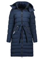 Kurtki damskie - Geographical Norway Płaszcz zimowy "Cabima" w kolorze niebieskim - miniaturka - grafika 1