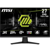 Akcesoria i części do ekspresów do kawy - MSI MAG 274F Gaming Display 27'' FHD - Szybki panel IPS 1920 x 1080, 200 Hz / 0,5 ms (GtG), HDR Ready, HDMI 2.0b, P 1.2a, konstrukcja bez obramowania, odchylana, czarny - miniaturka - grafika 1