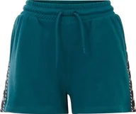 Spodnie sportowe damskie - Kappa Spodenki damskie Kappa Irisha zielone 309076 19-4524 M - miniaturka - grafika 1