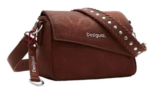 Desigual Akcesoria damskie PU torba na rękę, brązowa, jeden rozmiar, Brązowy, Rozmiar Uniwersalny - Moda i Uroda OUTLET - miniaturka - grafika 1