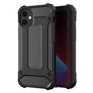 Etui i futerały do telefonów - Hybrid Armor pancerne hybrydowe etui pokrowiec iPhone 12 Pro Max czarny - miniaturka - grafika 1