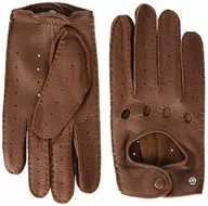 Rękawiczki - Roeckl Męskie rękawiczki Toronto Autofahrer, brązowy koniak, 8 - miniaturka - grafika 1