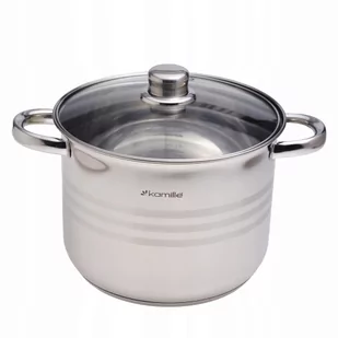 Garnek gastronomiczny wysoki stalowy 6L - Garnki - miniaturka - grafika 1