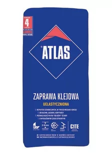 Atlas Zaprawa klejowa uelastyczniona Klej uniwersalny typ C1TE worek 10kg ATZAK - Kleje i inne preparaty budowlane - miniaturka - grafika 1