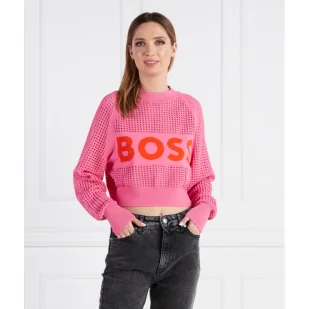 BOSS Sweter Fenniki | Relaxed fit - Swetry damskie - miniaturka - grafika 1