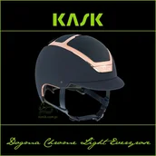 Kaski do jazdy konnej - Kask Sport Kask Dogma Chrome Light Everyrose - KASK - granatowy - roz. 55-56 - miniaturka - grafika 1