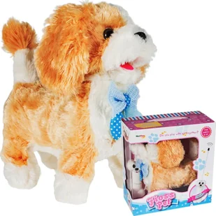 MalPlay Piesek interaktywny na smyczy BUREK - Zabawki interaktywne dla dzieci - miniaturka - grafika 1