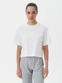 Koszulki i topy damskie - Champion T-Shirt 117874 Biały Regular Fit - miniaturka - grafika 1