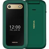 Telefony komórkowe - Nokia 2660 48MB/128MB Dual Sim Zielony - miniaturka - grafika 1