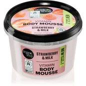 Balsamy i kremy do ciała - Organic Shop Organic Shop, mus do ciała Truskawkowy Jogurt, 250 ml - miniaturka - grafika 1