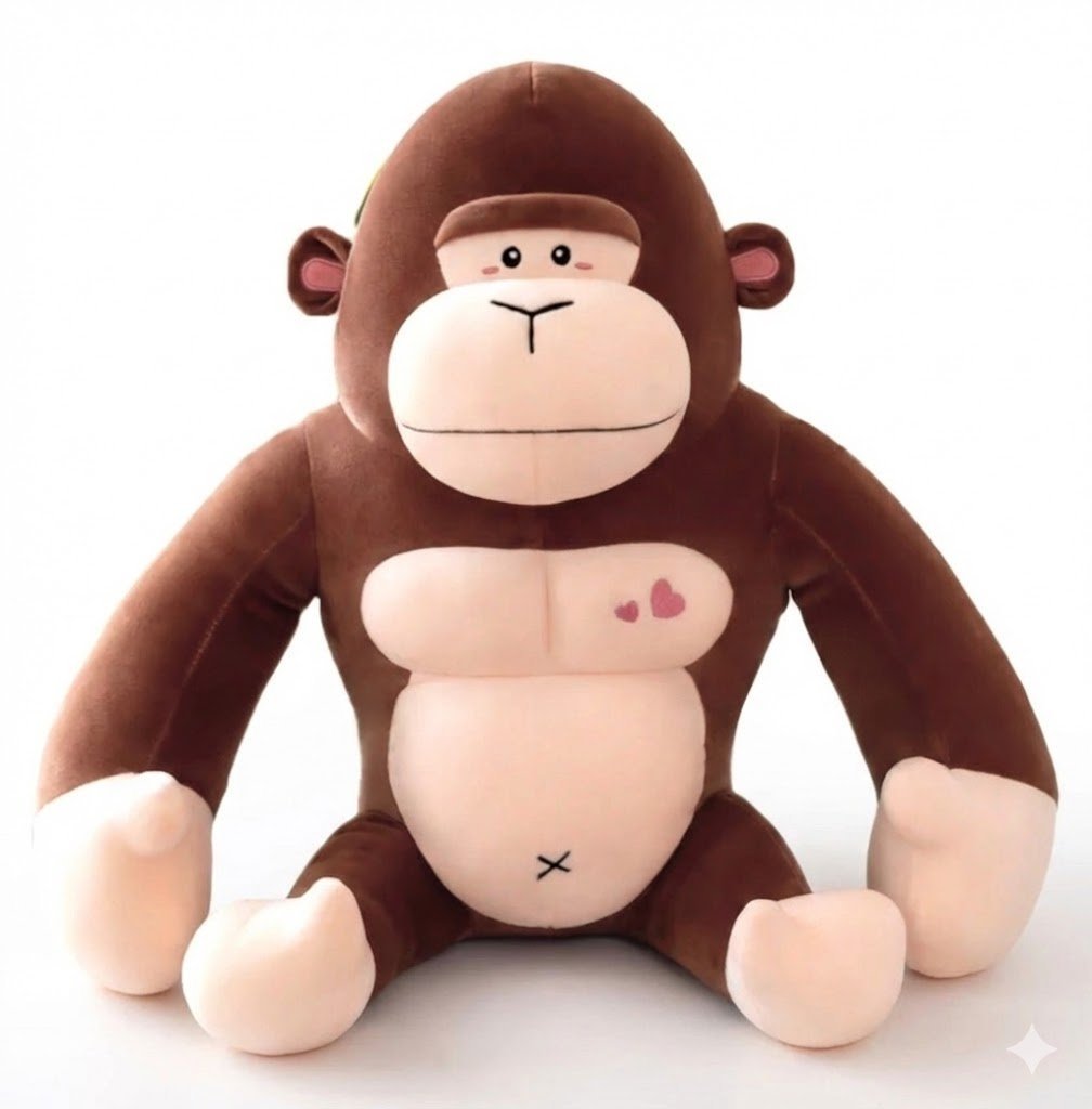 GORYL Z SERCEM 40 CM PLUSZOWA MASKOTKA MAŁPKA