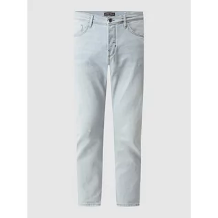 Spodnie męskie - Jeansy o kroju slim fit o długości nad kostkę z dodatkiem streczu model Argon - Antony Morato - grafika 1