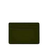 Etui na dokumenty i karty - Fossil Męskie skórzane minimalistyczne etui na karty portfel z przednią kieszenią, Steven Deep Olive, 10 cm dł. x 0,6 cm szer. x 6,9 cm wys., etui na karty Steven - miniaturka - grafika 1