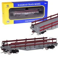 Zabawki konstrukcyjne - Wagon transportowy otwarty do kolejki model H0 1:87  RC0647 - miniaturka - grafika 1