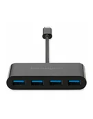 Huby USB - Kensington CH1200 USB-C 4 Port Hub, USB hub (Kolor: CZARNY) - miniaturka - grafika 1