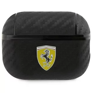 Ferrari FESAP2CABK AirPods Pro 2 cover czarny/black On Track PU Carbon - Akcesoria do słuchawek - miniaturka - grafika 1
