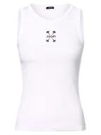 Koszulki i topy damskie - JOOP! Top damski Kobiety Bawełna biały jednolity, 34 - miniaturka - grafika 1
