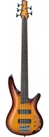 Gitary basowe - Ibanez SR375EF-BBT Brown Burst gitara basowa 5-Str. bezprogowa - miniaturka - grafika 1